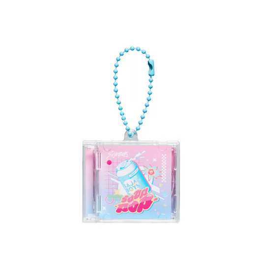 [PRE ORDER] KPOP DEMON HUNTERS POP UP MERCH - MINI CD KEYRING (SODA POP)