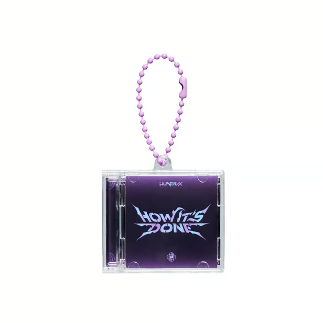 [PRE ORDER] KPOP DEMON HUNTERS POP UP MERCH - MINI CD KEYRING (HOW IT'S DONE)