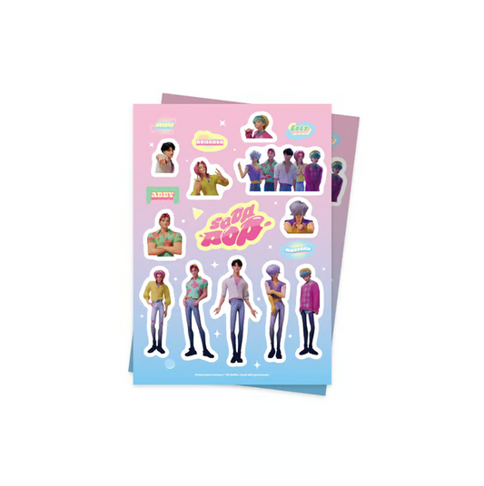 [PRE ORDER] KPOP DEMON HUNTERS POP UP MERCH - DECO STICKER (SODA POP)