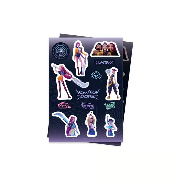 [PRE ORDER] KPOP DEMON HUNTERS POP UP MERCH - DECO STICKER (HOW IT'S DONE)