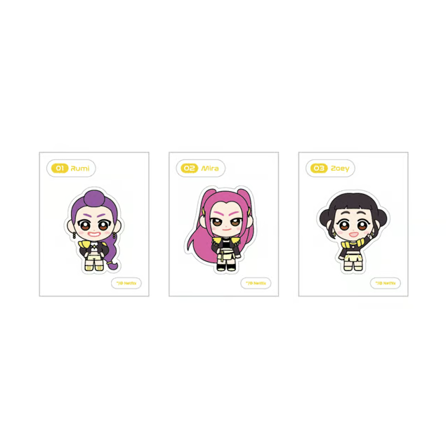 [PRE ORDER] KPOP DEMON HUNTERS POP UP MERCH - RANDOM SEAL STICKER