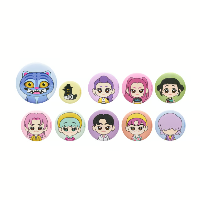 [PRE ORDER] KPOP DEMON HUNTERS POP UP MERCH - PIN BUTTON