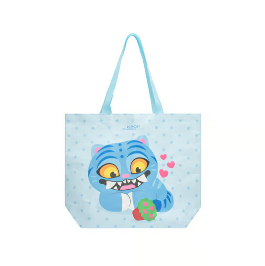[PRE ORDER] KPOP DEMON HUNTERS POP UP MERCH - REUSABLE TARPAURLIN BAG (DERPY)
