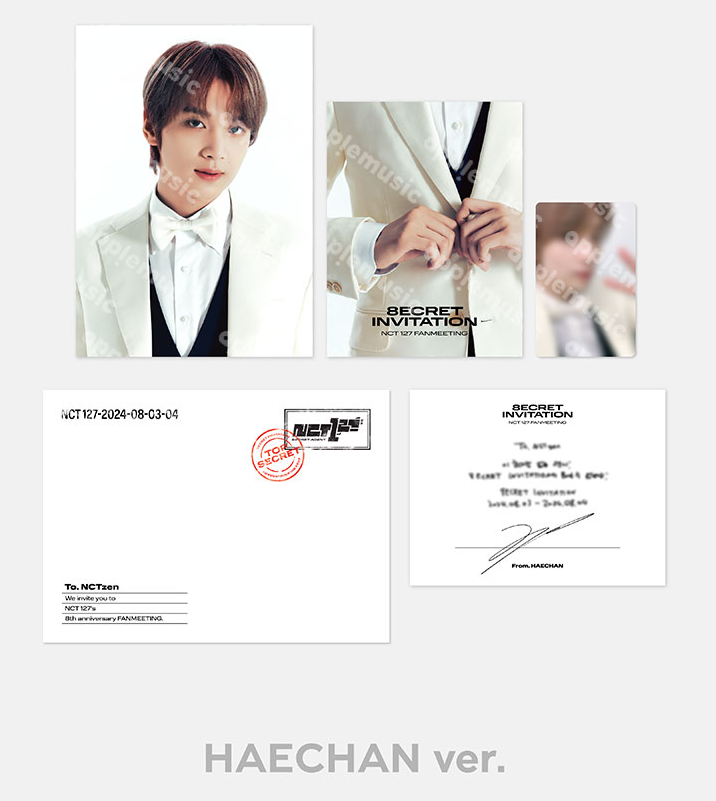 NCT 127 - 2024 NCT 127 8th ANNIVERSARY FANMEETING [8ECRET INVITATION] MD / INVITATION SET