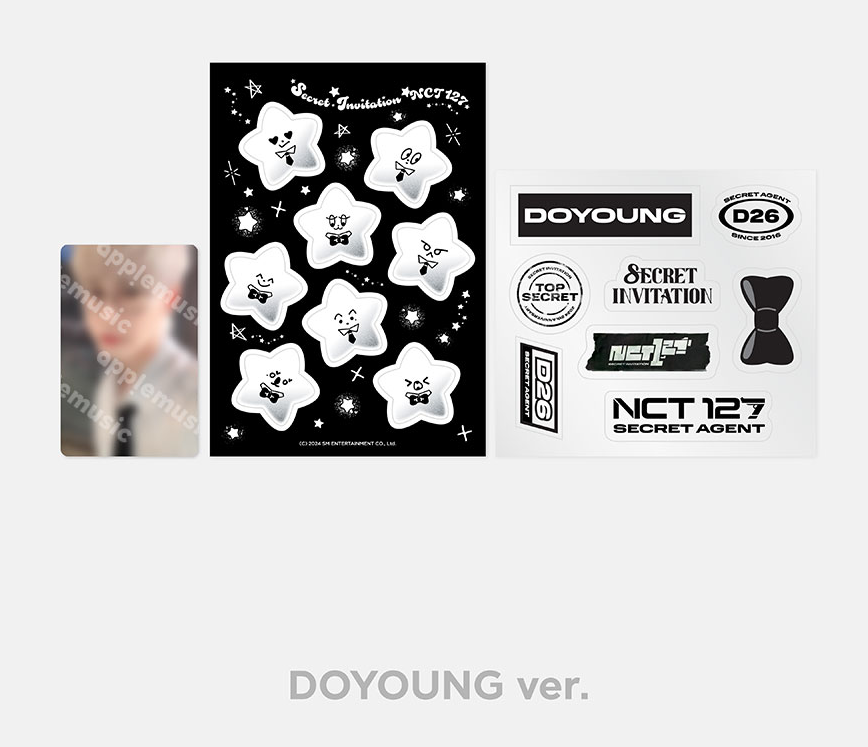 NCT 127 - 2024 NCT 127 8th ANNIVERSARY FANMEETING [8ECRET INVITATION] MD / DECO STICKER SET