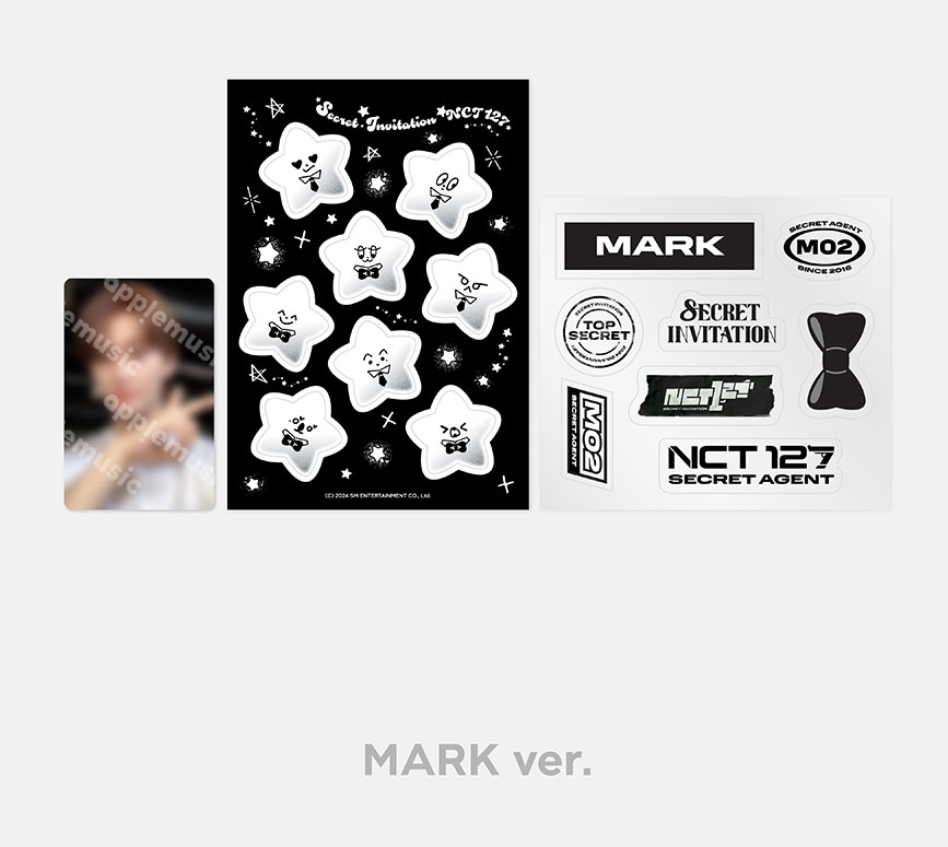 NCT 127 - 2024 NCT 127 8th ANNIVERSARY FANMEETING [8ECRET INVITATION] MD / DECO STICKER SET