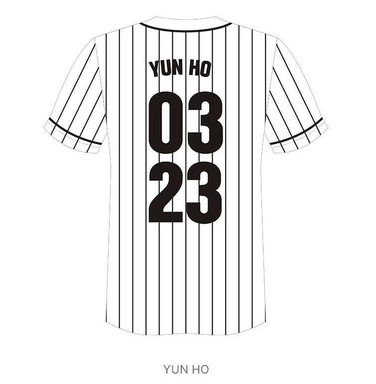 ATEEZ ソンファ ベースボールシャツ USツアー ユニフォーム トレカ付 ATEEZ ソンファ ベースボールシャツ USツアー ユニフォーム トレカ付