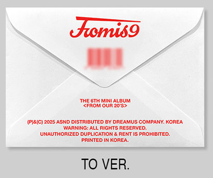 FROMIS_9 - THE 6TH MINI ALBUM [FROM OUR 20'S] (POSTCARD VER.)