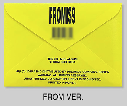 FROMIS_9 - THE 6TH MINI ALBUM [FROM OUR 20'S] (POSTCARD VER.)