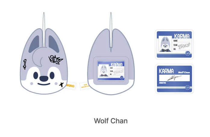 [PRE ORDER] STRAY KIDS - SKZOO NAME TAG (KARMA VER.) [KARMA POP UP STORE OFFICIAL MD]