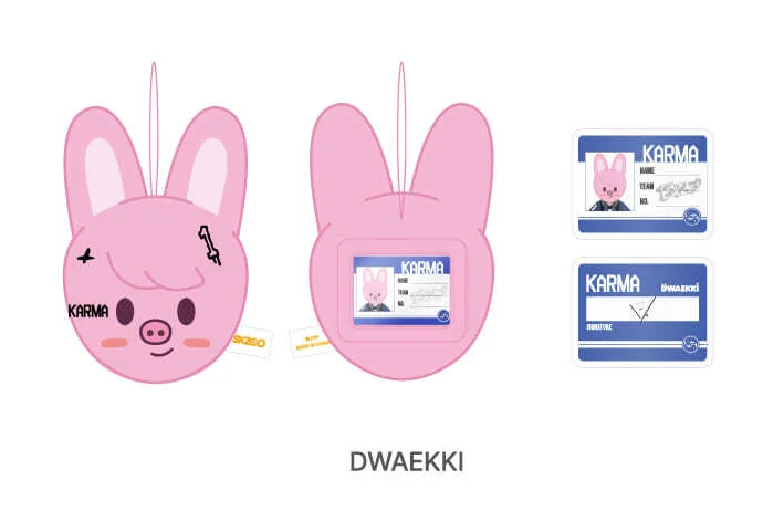 [PRE ORDER] STRAY KIDS - SKZOO NAME TAG (KARMA VER.) [KARMA POP UP STORE OFFICIAL MD]