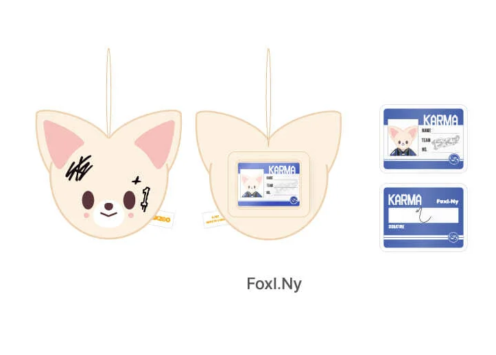 [PRE ORDER] STRAY KIDS - SKZOO NAME TAG (KARMA VER.) [KARMA POP UP STORE OFFICIAL MD]