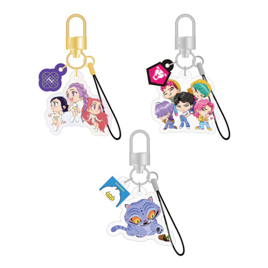 [PRE ORDER] KPOP DEMON HUNTERS - OFFICIAL LIGHTSTICK KEYRING CHARM