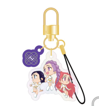 [PRE ORDER] KPOP DEMON HUNTERS - OFFICIAL LIGHTSTICK KEYRING CHARM