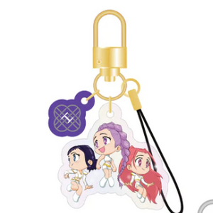 [PRE ORDER] KPOP DEMON HUNTERS - OFFICIAL LIGHTSTICK KEYRING CHARM