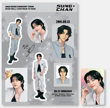 OFFICIAL REMOVABLE STICKER SET - 2025 RIIZE CONCERT TOUR [RIIZING LOUD]