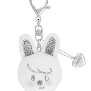 [PRE ORDER] STRAY KIDS - dominATE : celebrATE WORLD TOUR OFFICIAL MD SKZOO FACE KEYRING SILVER VER