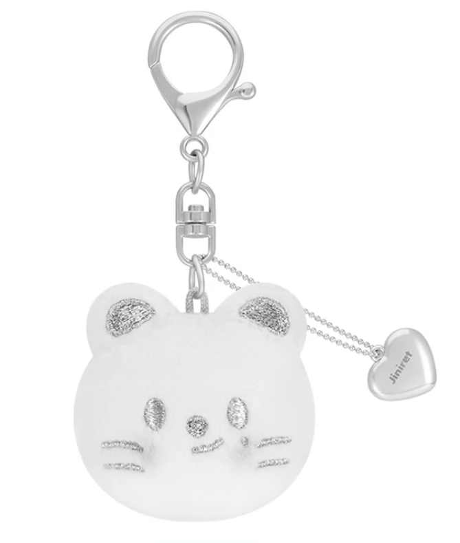 [PRE ORDER] STRAY KIDS - dominATE : celebrATE WORLD TOUR OFFICIAL MD SKZOO FACE KEYRING SILVER VER