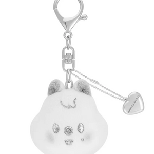 [PRE ORDER] STRAY KIDS - dominATE : celebrATE WORLD TOUR OFFICIAL MD SKZOO FACE KEYRING SILVER VER