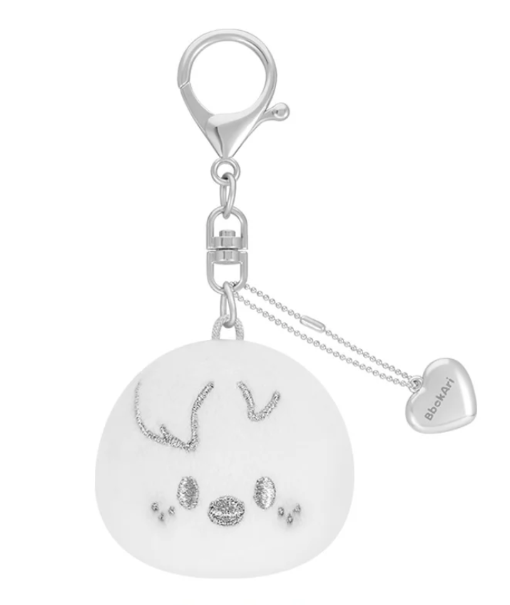 [PRE ORDER] STRAY KIDS - dominATE : celebrATE WORLD TOUR OFFICIAL MD SKZOO FACE KEYRING SILVER VER