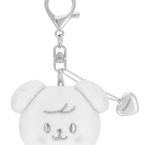 [PRE ORDER] STRAY KIDS - dominATE : celebrATE WORLD TOUR OFFICIAL MD SKZOO FACE KEYRING SILVER VER