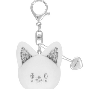[PRE ORDER] STRAY KIDS - dominATE : celebrATE WORLD TOUR OFFICIAL MD SKZOO FACE KEYRING SILVER VER