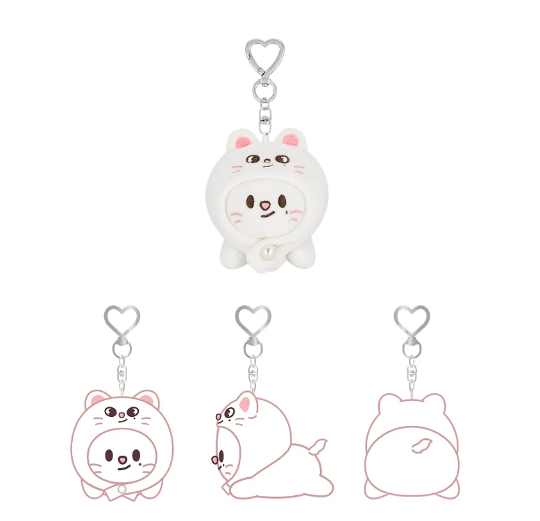 [PRE ORDER] STRAY KIDS - dominATE : celebrATE WORLD TOUR OFFICIAL MD SKZOO KEYRING LYING VER