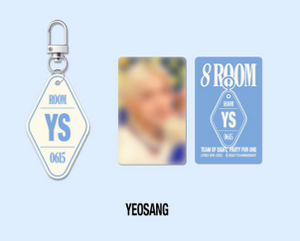 [PRE ORDER] ATEEZ POP-UP `8ROOM` OFFICIAL MERCH - 8ROOM KEYRING