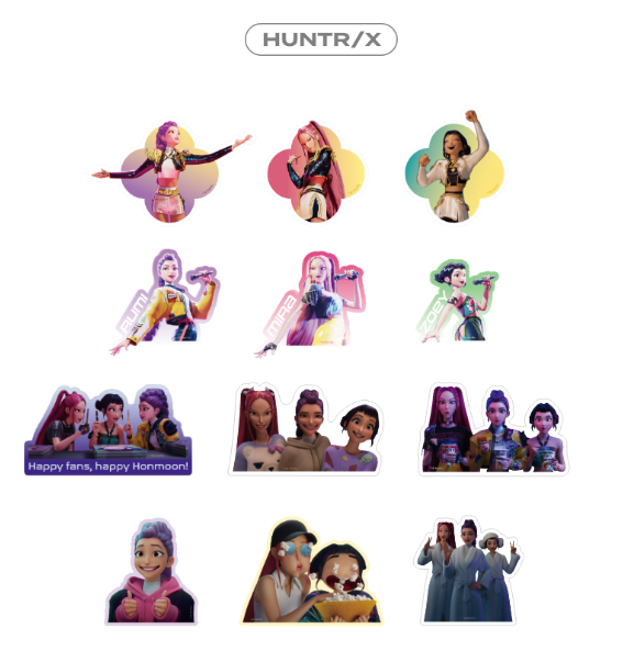 [PRE ORDER] KPOP DEMON HUNTERS POP UP MERCH - STICKER PACK