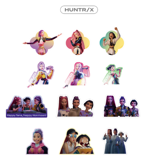 [PRE ORDER] KPOP DEMON HUNTERS POP UP MERCH - STICKER PACK