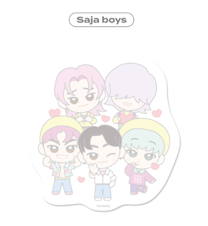 [PRE ORDER] KPOP DEMON HUNTERS POP UP MERCH - STICKY NOTE