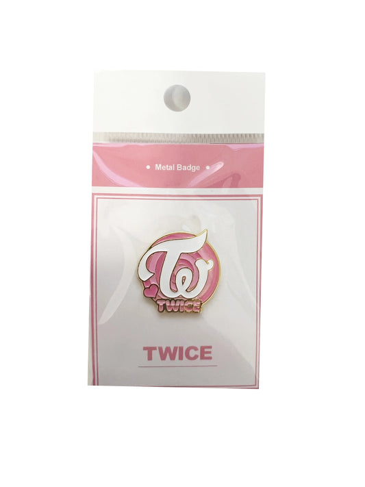 TWICE LOGO PIN BADGE