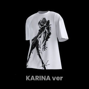 aespa エスパ Whiplash Limited Ver Tシャツ カリナ AESPA - 5TH MINI aespa エスパ Whiplash Limited Ver Tシャツ カリナ AESPA - 5TH MINI