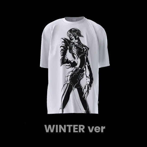 aespaTシャツ ウィンター aespaTシャツ ウィンター Vintage AESPA Winter Graphic T-shirt