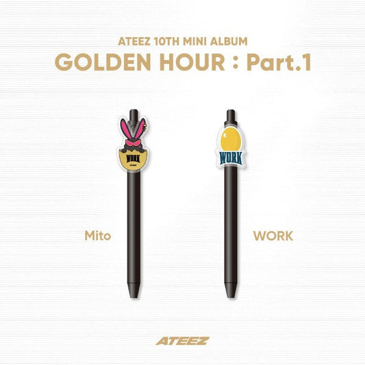 [PRE-ORDER] ATEEZ - Acrylic Gel Pen [GOLDEN HOUR : Part.1 Official MD]