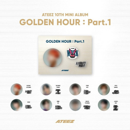 [PRE-ORDER] ATEEZ - Badge Set [GOLDEN HOUR : Part.1 Official MD]
