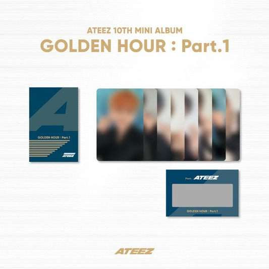 [PRE-ORDER] ATEEZ - Photo & Scratch Card A Set [GOLDEN HOUR : Part.1 Official MD]