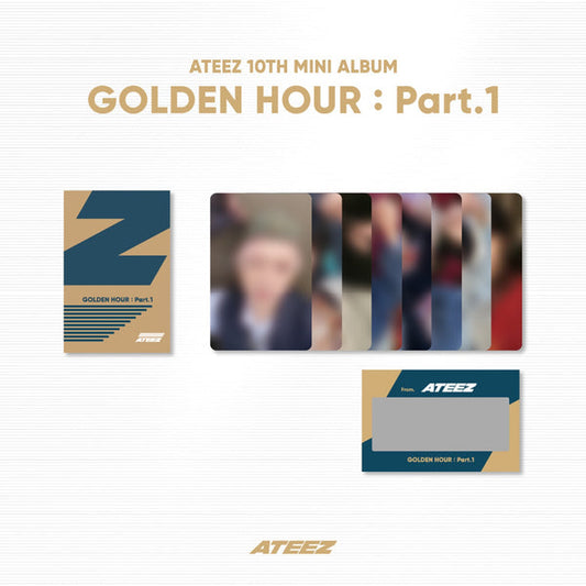 [PRE-ORDER] ATEEZ - Photo & Scratch Card Z Set [GOLDEN HOUR : Part.1 Official MD]