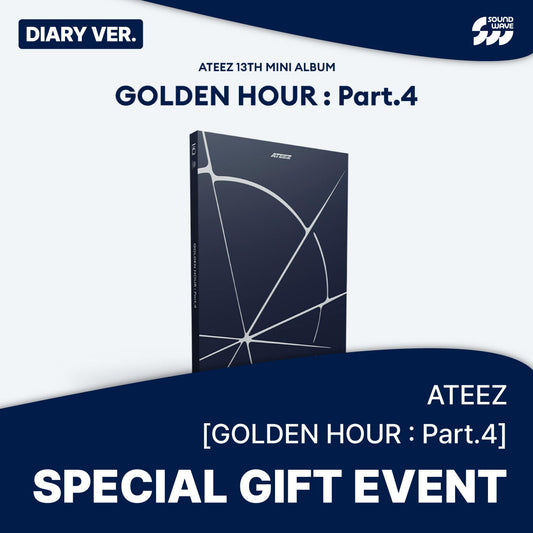 [PRE-ORDER] ATEEZ - [GOLDEN HOUR : Part.4] (SOUND WAVE)
