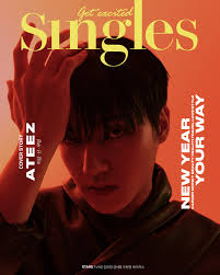 SINGLES KOREA MAGAZINE 2024 JANUARY | WOOYOUNG, SAN & YEOSANG (ATEEZ)