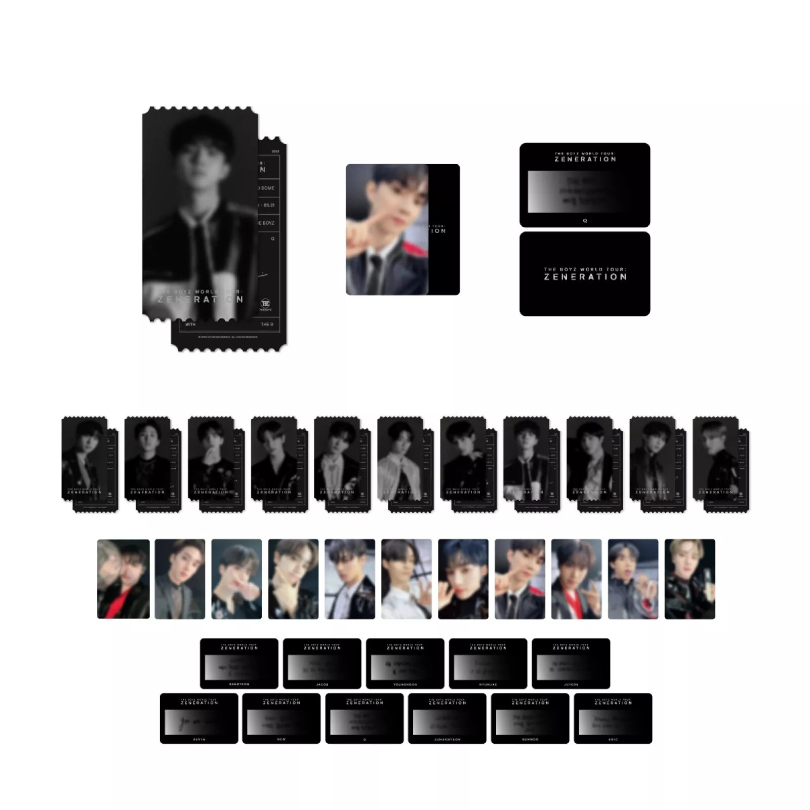 THE BOYZ WORLD TOUR : ZENERATION OFFICIAL MD GOODS TICKET PHOTO SET