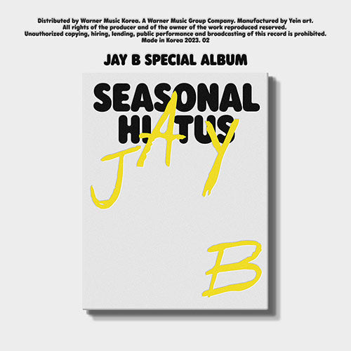 JAY B (GOT7) - Special Album: Seasonal Hiatus