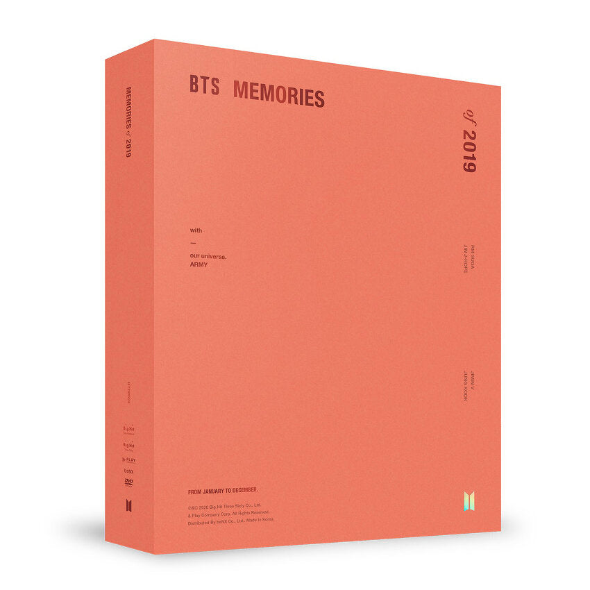 K-POP・アジア BTS MEMORIES OF 2019 BTS MEMORIES OF 2019 DVD – KPOP Store in USA