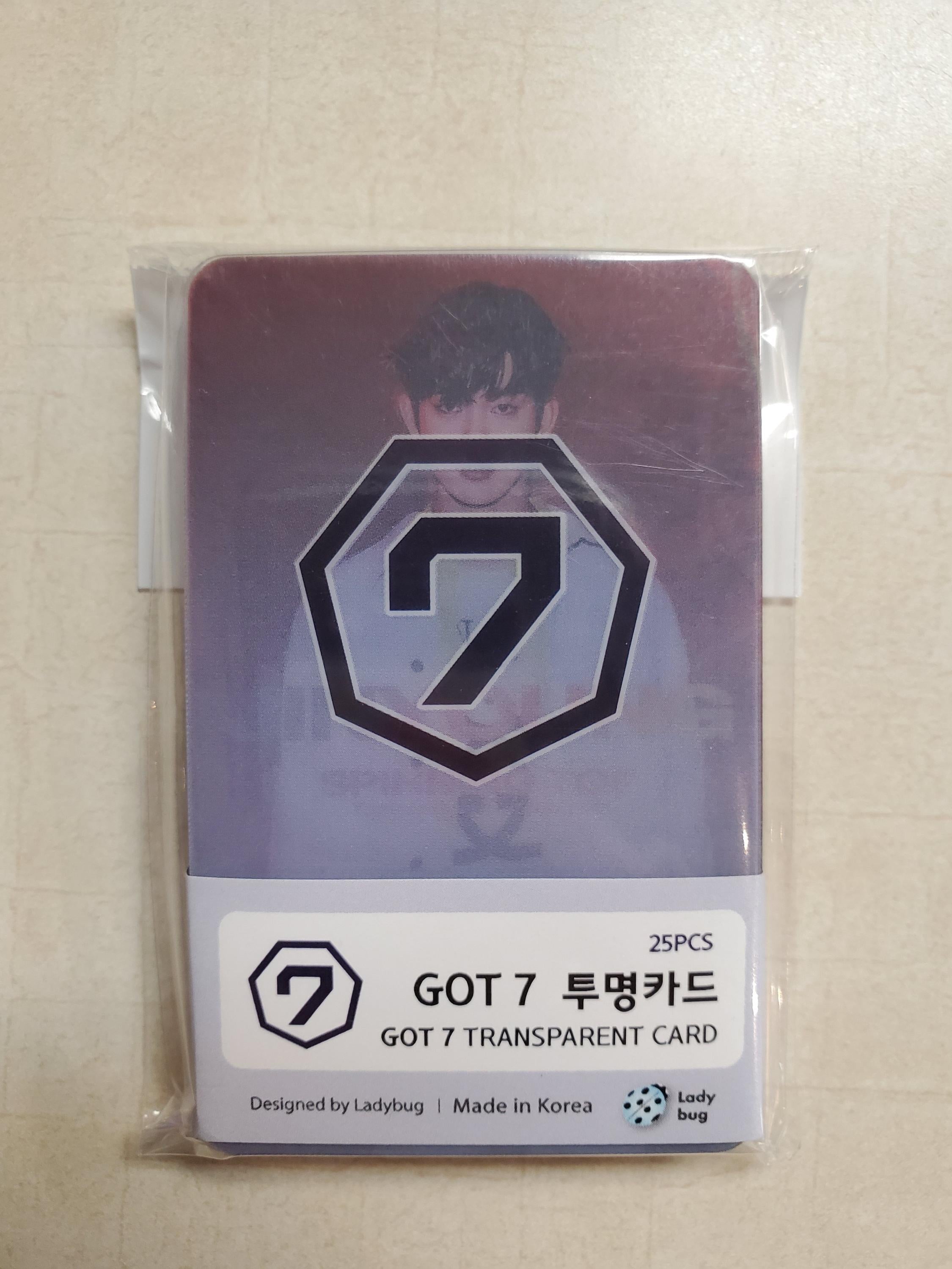 GOT7 ] TRANSPARENT CARD – KPOP Store in USA