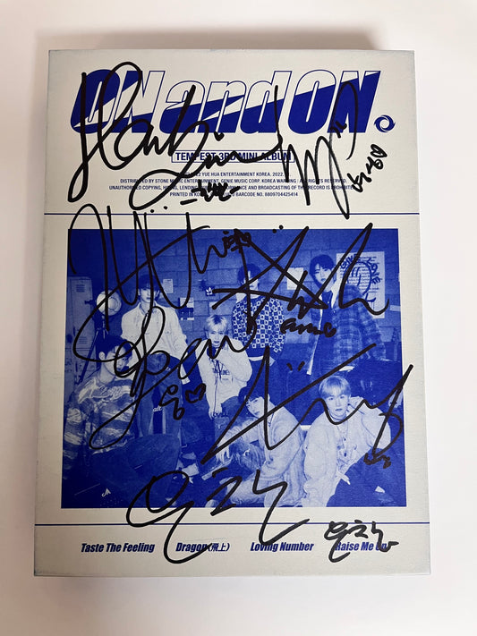 TEMPEST - 3rd Mini Album [ON and ON] Autographed Album