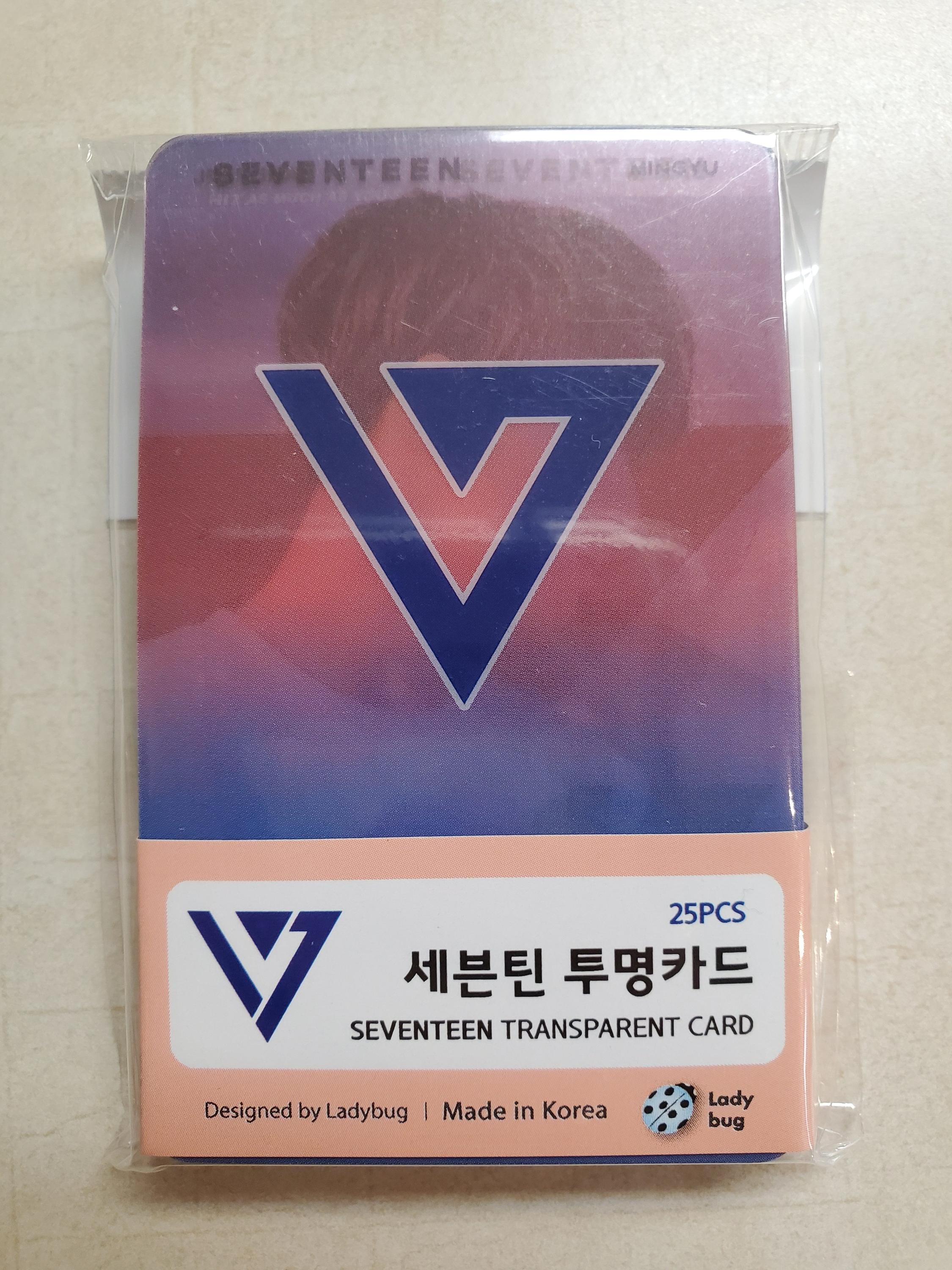 SEVENTEEN ] TRANSPARENT CARD – KPOP Store in USA