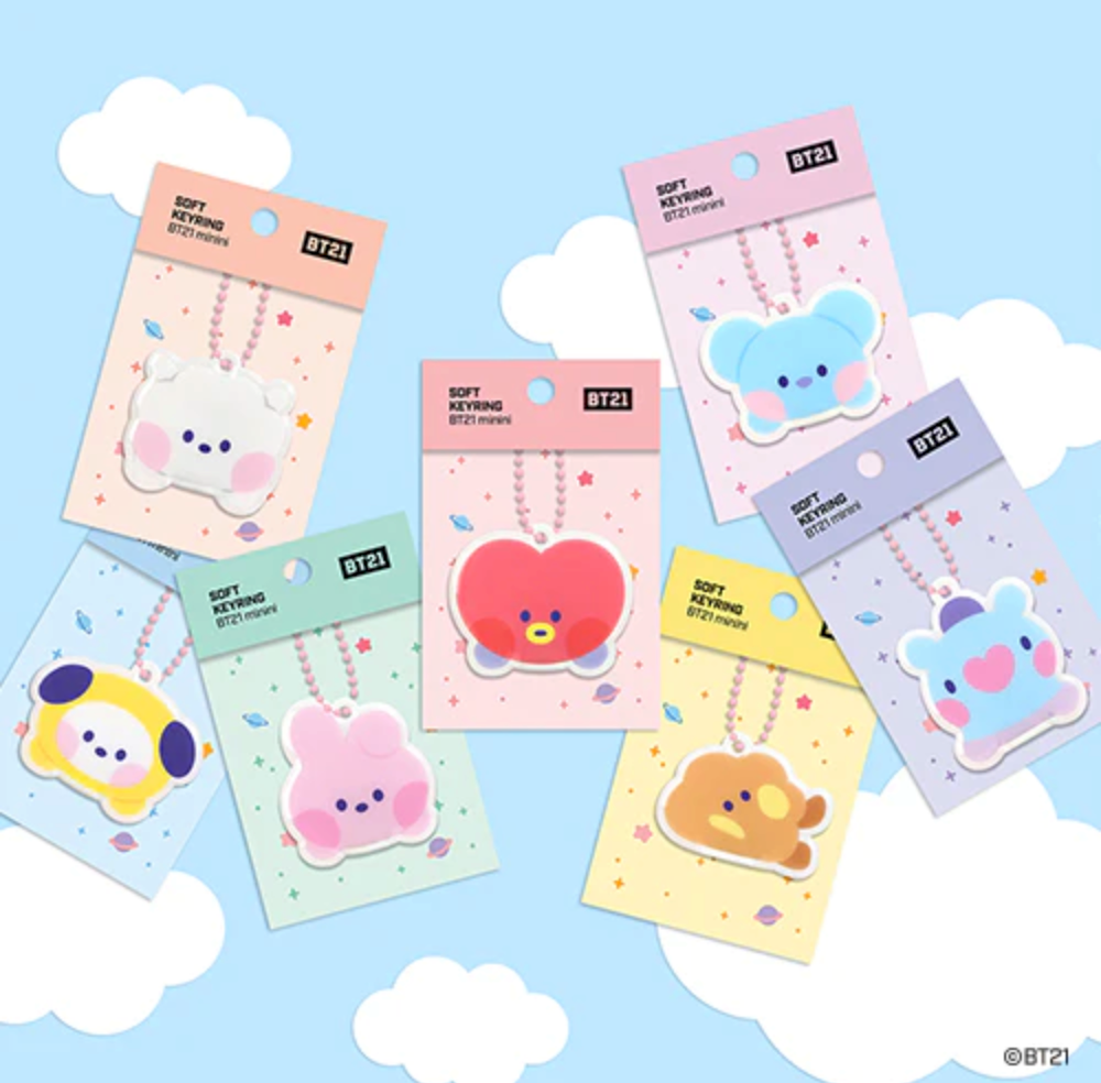 BT21 MININI SOFT KEYRING