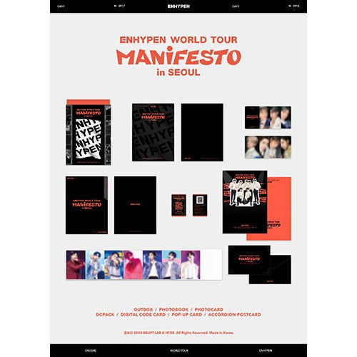 ENHYPEN - WORLD TOUR MANIFESTO in SEOUL (DIGITAL CODE)