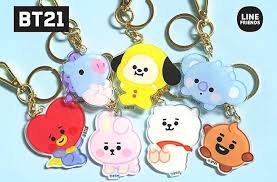 bt21 baby acrylic keyring