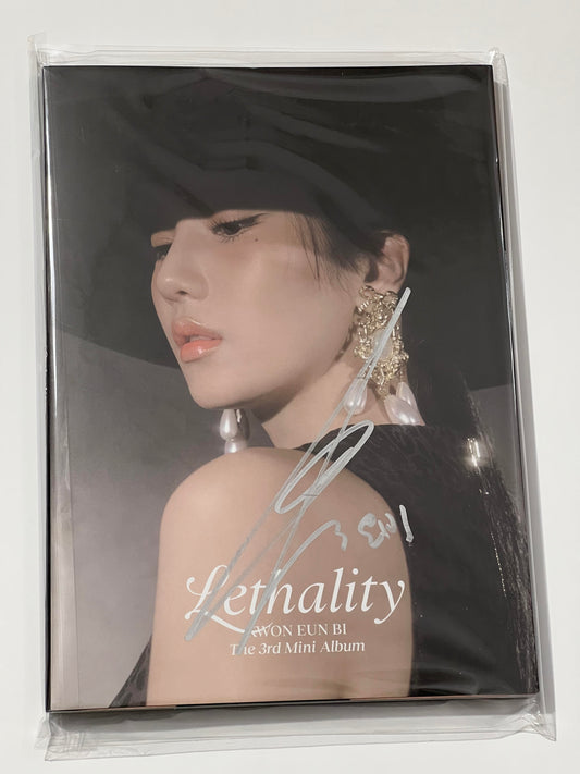 Kwon Eunbi Lethality Autographed Album